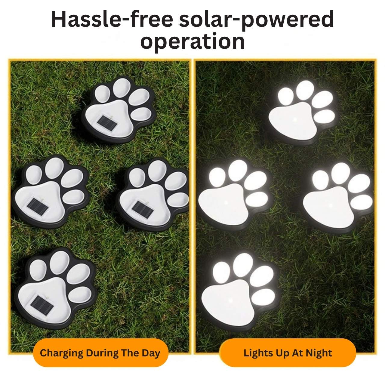 Ηλιακά LED φωτιστικά σε σχήμα πατούσας, Paws - Image 7