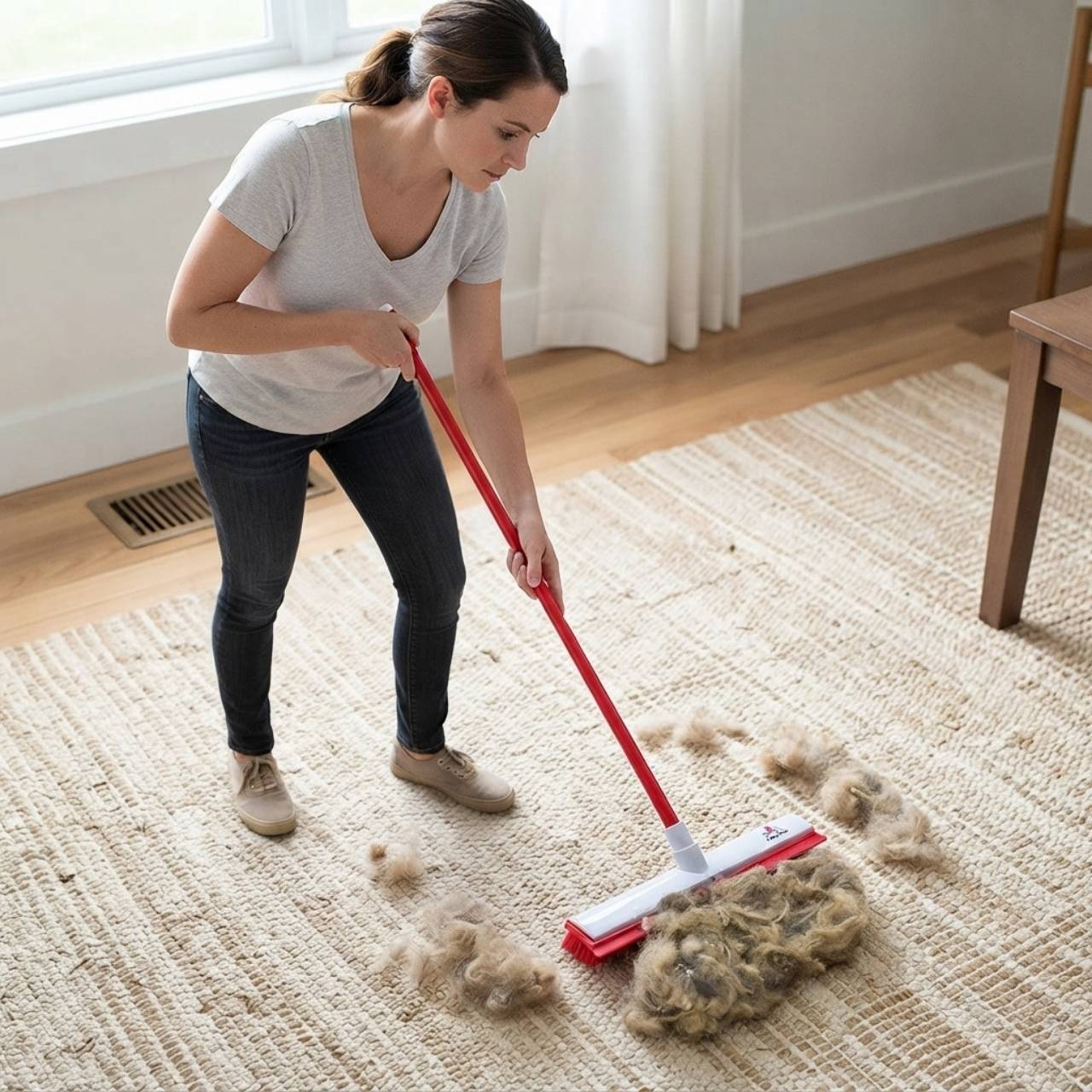 Λαστιχένια σκούπα για απομάκρυνση τριχών, PetBroom - Image 2