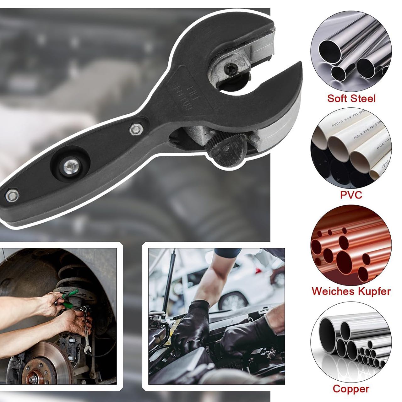 PipeCutter, Παγκόσμιο χειροκίνητο κοπτικό σωλήνων - Image 1