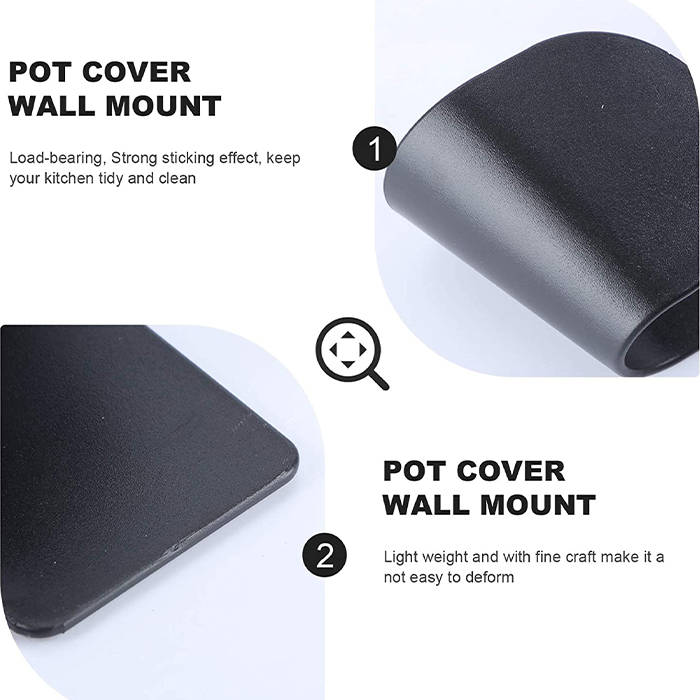 PotSpot, ένα σετ θήκες για μια τακτοποιημένη και διάφανη κουζίνα (για 4 καπάκια) - Image 9