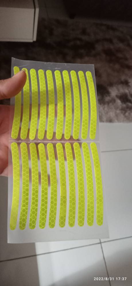 ReflectiveStripes, αυτοκόλλητα ανακλαστικά αυτοκόλλητα για ζάντες (40 τεμάχια) - Image 10