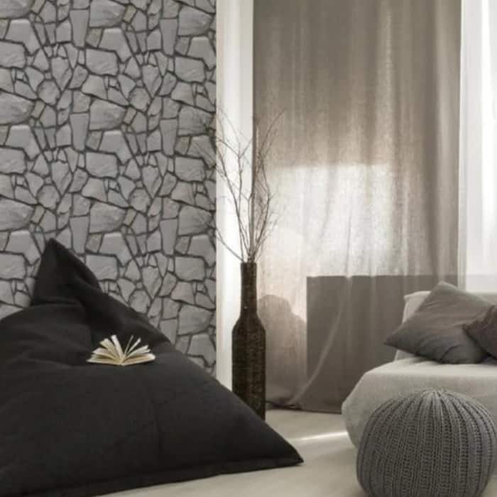 RocksWall, τρισδιάστατα αυτοκόλλητα τοίχου με εφέ πέτρας (10 τεμ.) - Image 3