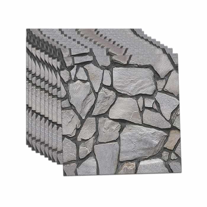 RocksWall, τρισδιάστατα αυτοκόλλητα τοίχου με εφέ πέτρας (10 τεμ.) - Image 7