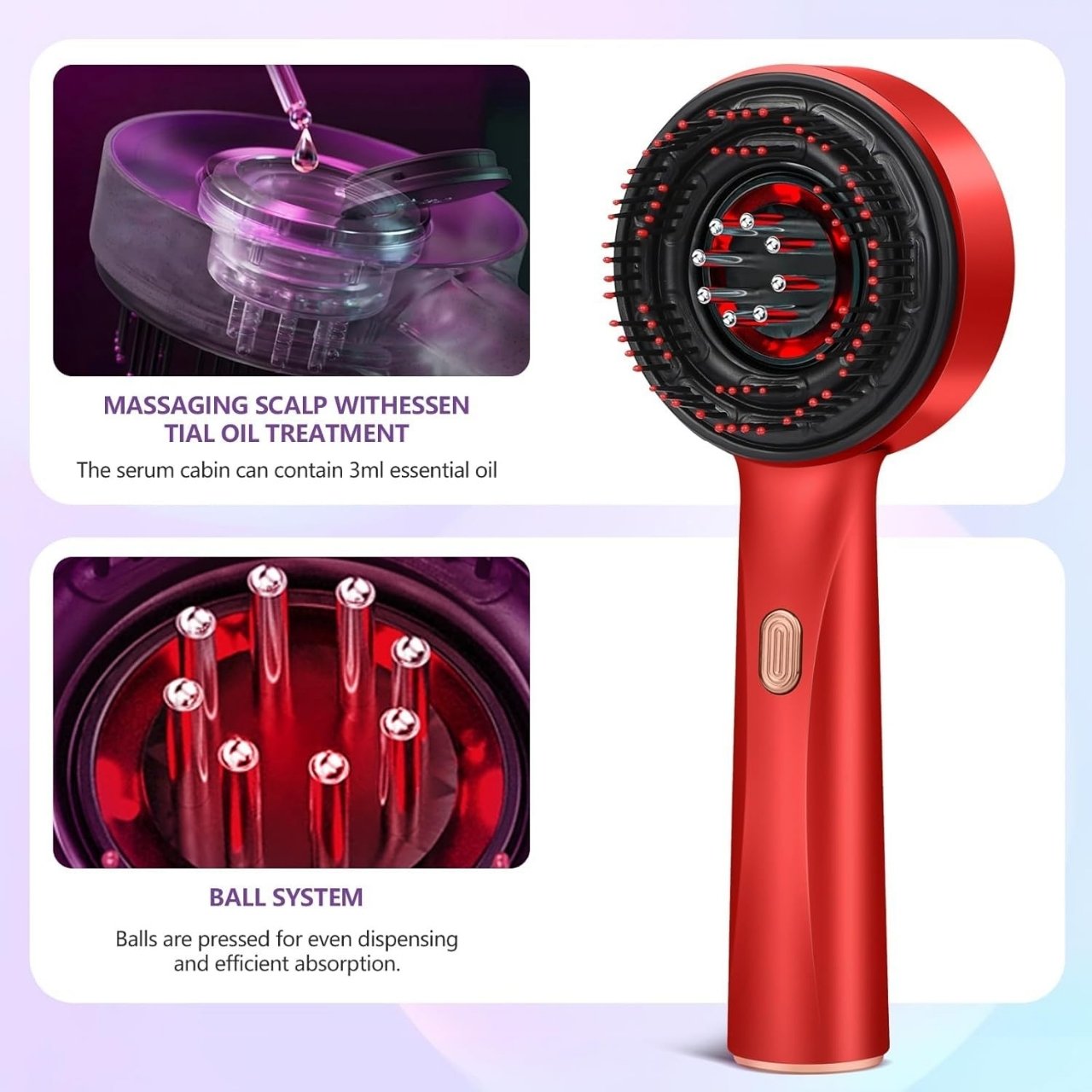 Scalpyx, βούρτσα μασάζ LED για την τόνωση της ανάπτυξης των μαλλιών - Image 5