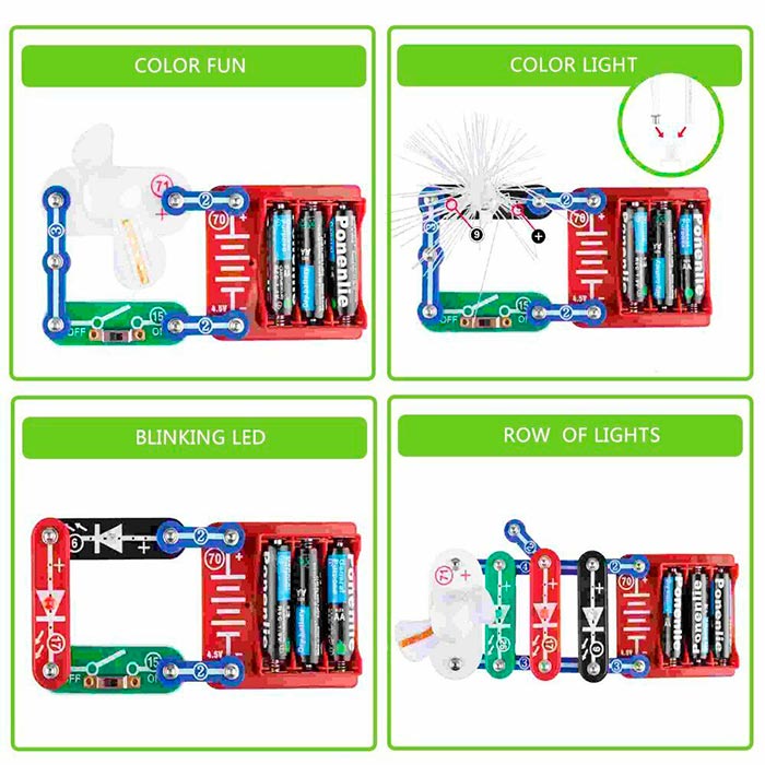 ScienceKit, ένα διδακτικό παιχνίδι όπου το παιδί μαθαίνει τα βασικά της ηλεκτρισμού (17-κομμάτιο παγκόσμιο) - Image 5