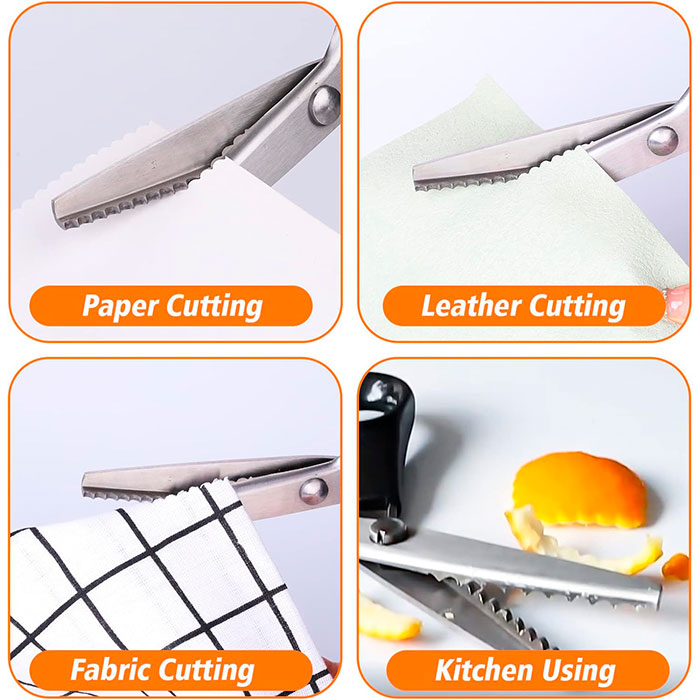 Scissors, zig-zag scissors για το κόψιμο όλων των ειδών υλικών - Image 5