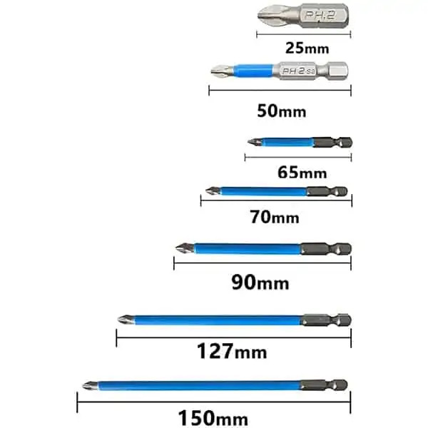 ScrewBitsMagnetic7, σετ 7  μαγνητικών εξαρτημάτων - Image 2