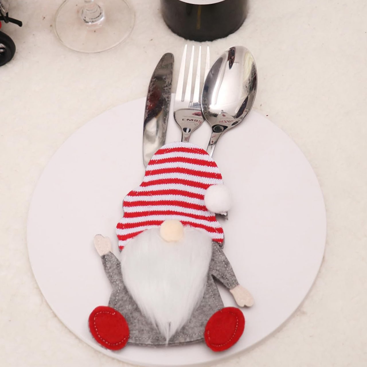 SetGnome, σετ μαχαιροπίρουνων 3 τεμαχίων σε σχήμα γκνόμε - Image 2
