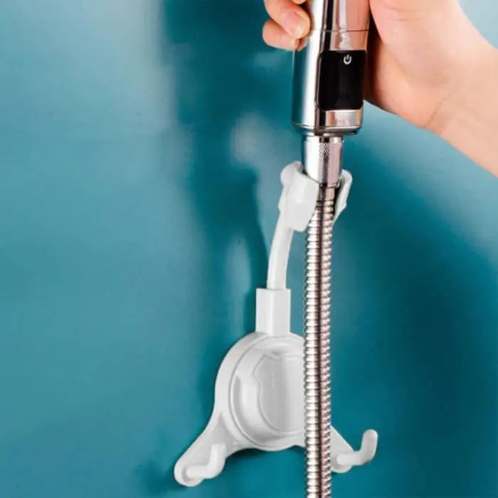 ShowerRack, βάση για το τηλέφωνο του ντους με επιπλέον γάντζους στήριξης - Image 4