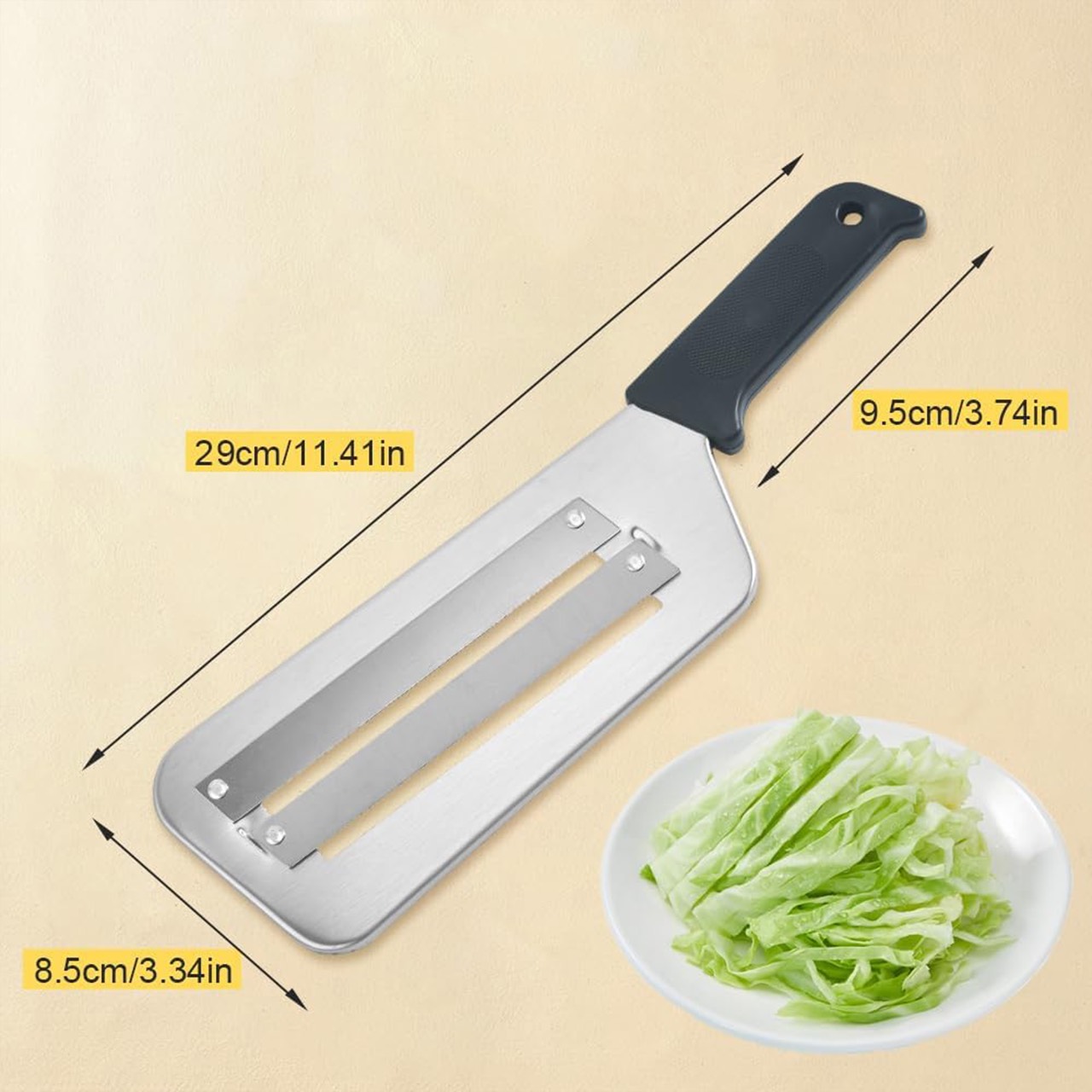 Shredder, καθολικός διπλός κόφτης λάχανου - Image 4