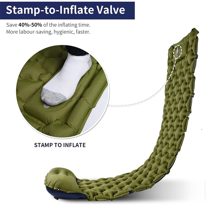 SleepMat, φουσκωτό στρωματάκι με μαξιλάρι - Image 2