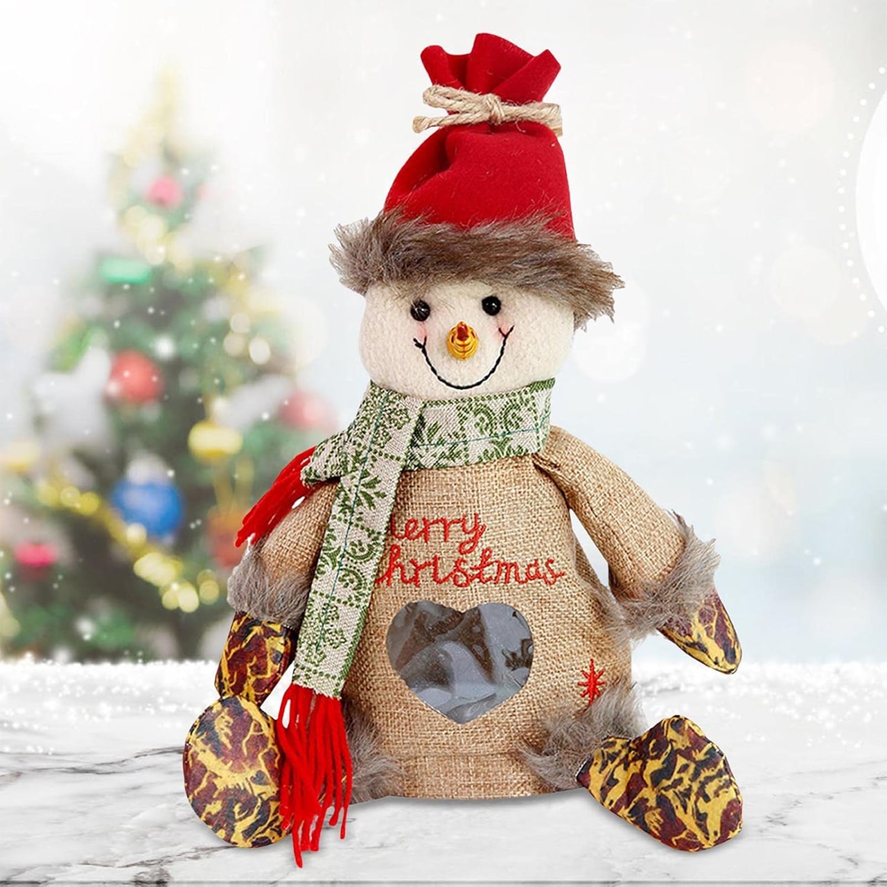 SnowMan, μια μοναδική τσάντα δώρου σε σχήμα χιονάνθρωπου - Image 5