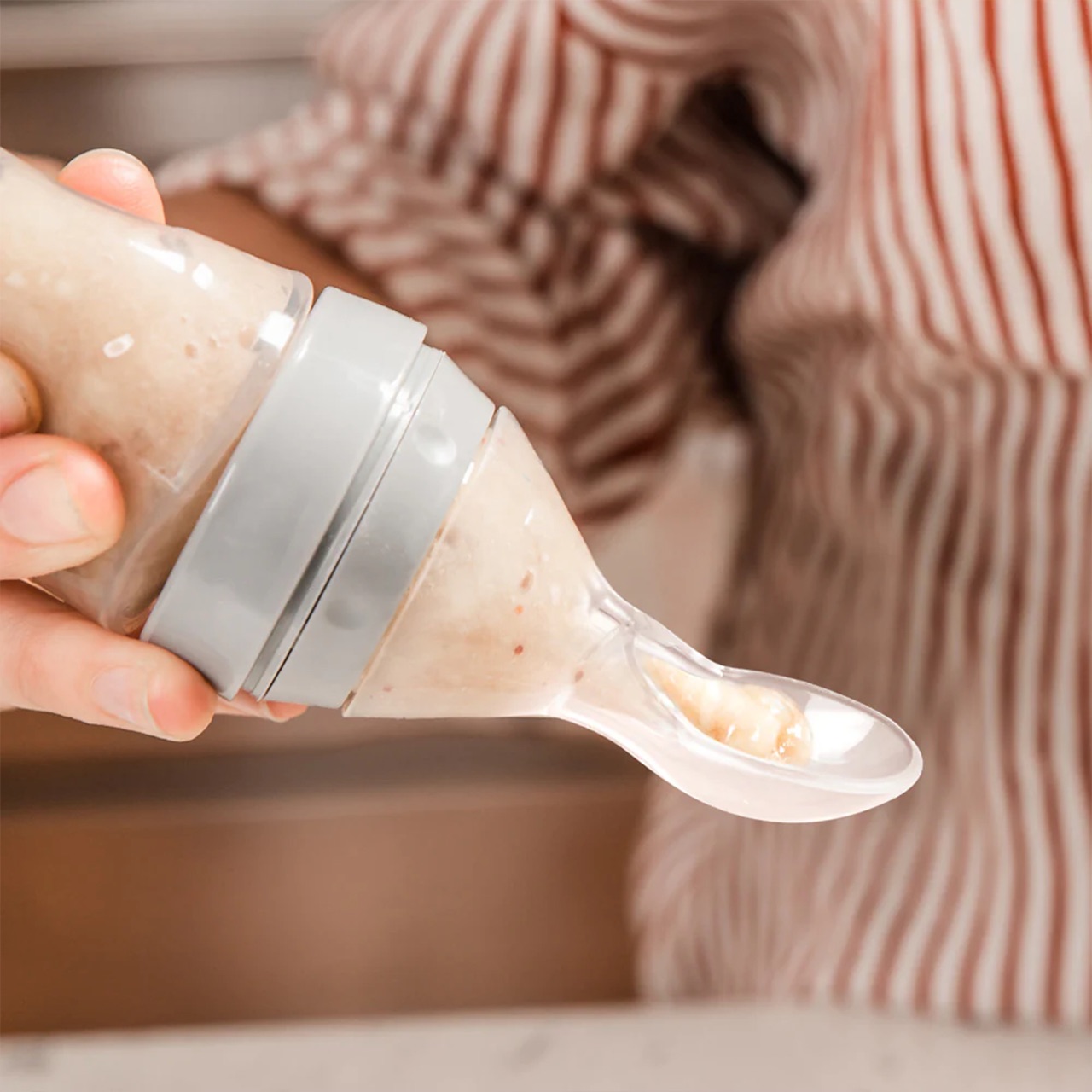 SoftSpoon, σιλικόνη μπουκάλι με κουτάλι - Image 4