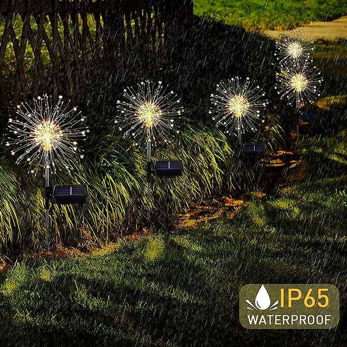 SolarFireworkLamp, ηλιακό φωτιστικό (90 LED λαμπάκια) - Image 5