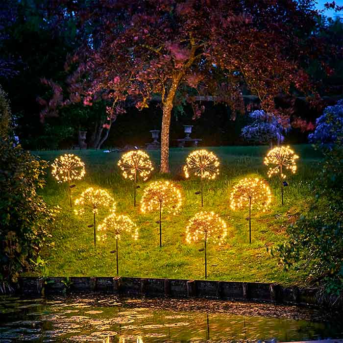 SolarFireworkLamp, ηλιακό φωτιστικό (90 LED λαμπάκια) - Image 6