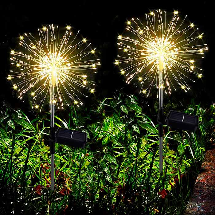 SolarFireworkLamp, ηλιακό φωτιστικό (90 LED λαμπάκια) - Image 7