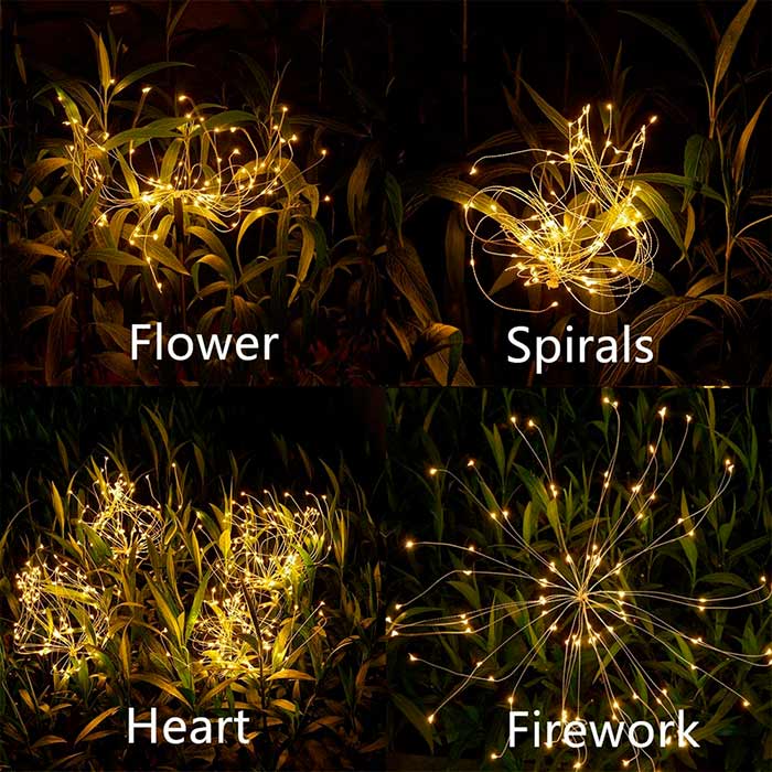 SolarFireworkLamp, ηλιακό φωτιστικό (90 LED λαμπάκια) - Image 9