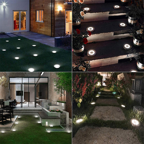 SolarGardenLights, 4 ηλιακά φώτα LED για τον κήπο ή το μονοπάτι - Image 8