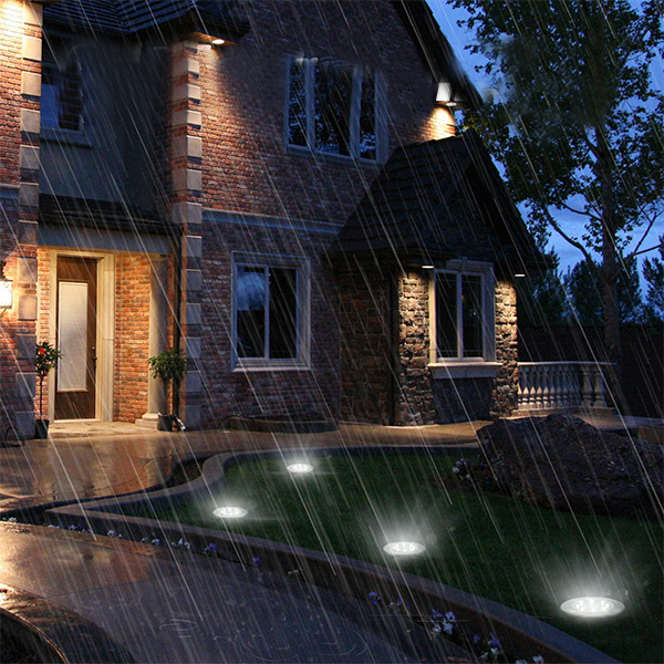 SolarGardenLights, 4 ηλιακά φώτα LED για τον κήπο ή το μονοπάτι - Image 9