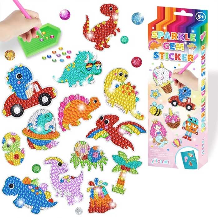 SparkleStickers, ένα δημιουργικό σετ για την εφαρμογή χρωματιστών διαμαντιών σε αυτοκόλλητα - Image 2