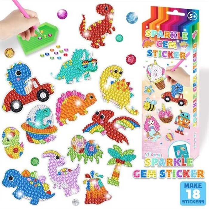 SparkleStickers, ένα δημιουργικό σετ για την εφαρμογή χρωματιστών διαμαντιών σε αυτοκόλλητα - Image 9