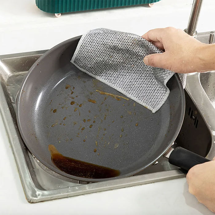 SteelCloths, ανθεκτικά πανιά για τον καθαρισμό ανυπότακτων λεκέδων (4 τεμάχια) - Image 5