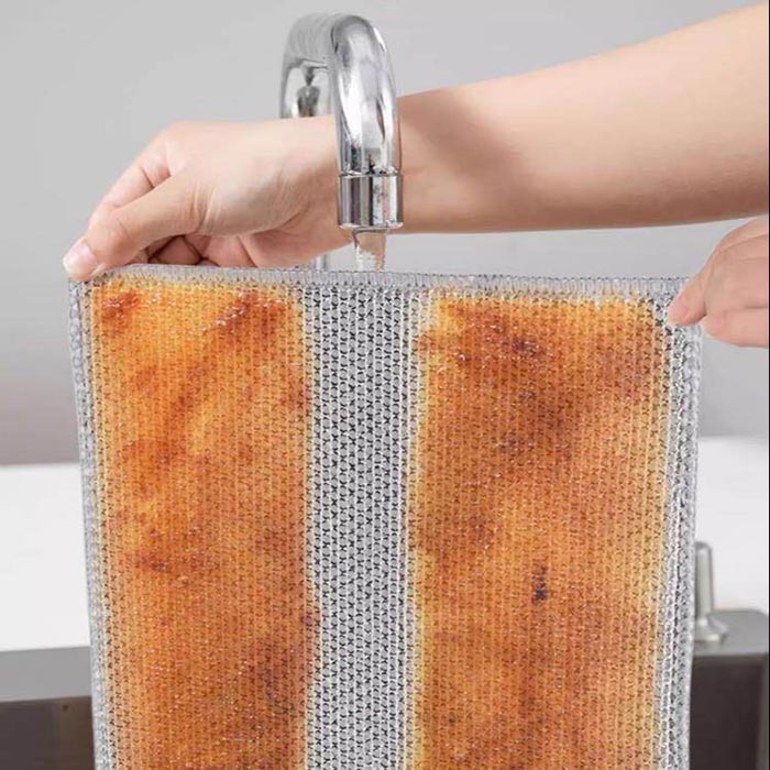 SteelCloths, ανθεκτικά πανιά για τον καθαρισμό ανυπότακτων λεκέδων (4 τεμάχια) - Image 8