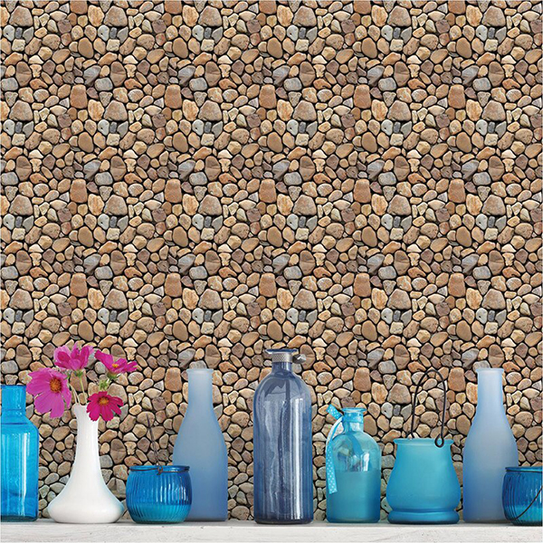 Stones3DWallpaper, τρισδιάστατα αυτοκόλλητα τοίχου σε απομίμηση πέτρας (10 κομμάτια) - Image 8