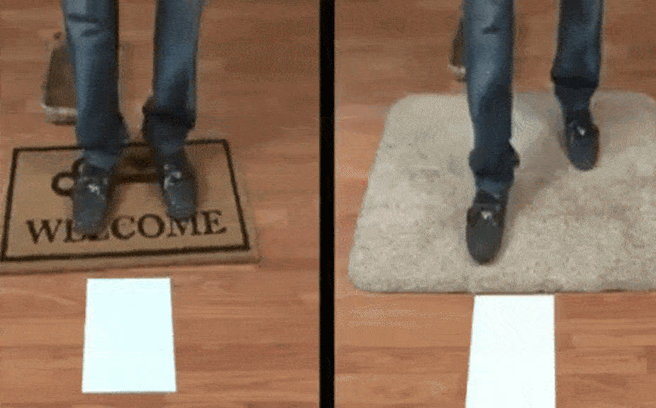SuperStep, ένα χαλί που καθαρίζει τα πόδια και τις πατούσες με ένα μόνο βήμα - video