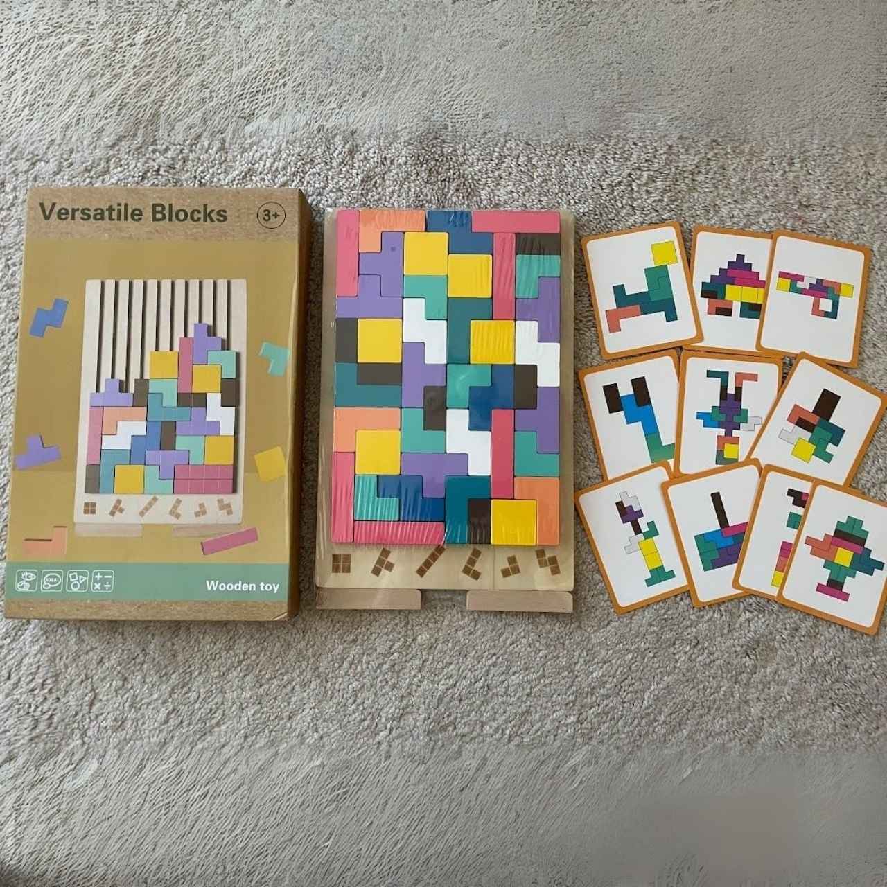 Tetris, ξύλινο εκπαιδευτικό παιχνίδι - Image 8