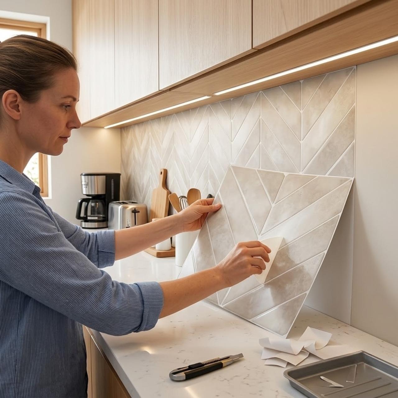 Αυτοκόλλητα 3D πλακάκια τοίχου, TileStickers - Image 5