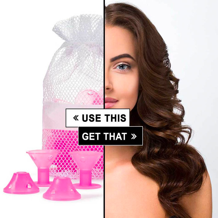 TopCurls, μπούκλες σιλικόνης για ολοκληρωμένες και ανθεκτικές μπούκλες (20 τεμ.) - Image 5