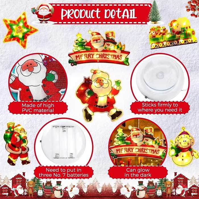 TrioLed, Σετ 3 τεμαχίων με LED διακοσμητικά γιορτινά στοιχεία - Image 5