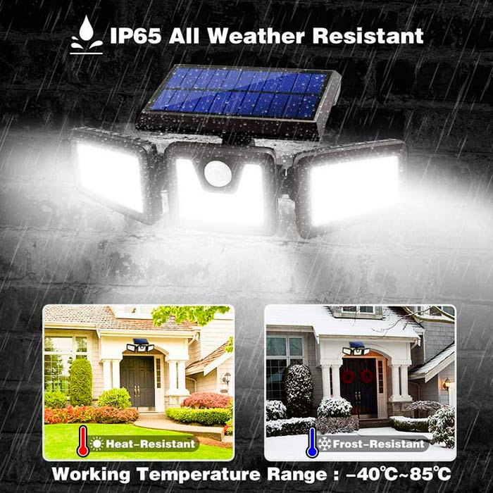TripleSolar 3-πλευρο ηλιακό φωτιστικό - Image 6