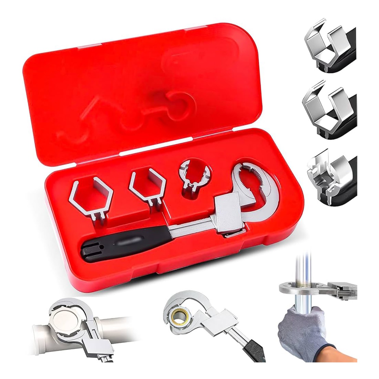 UniWrench, καθολικό ρυθμιζόμενο κλειδί διπλής όψης - Image 1