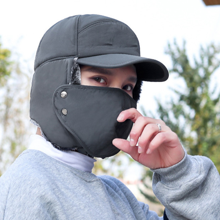 WarmCap, το σκουφάκι με ασπίδα που προστατεύει τα αυτιά, το πηγούνι και το μεγαλύτερο μέρος του κεφαλιού εκτός από τα μάτια από το κρύο - Image 3