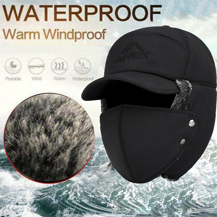 WarmCap, το σκουφάκι με ασπίδα που προστατεύει τα αυτιά, το πηγούνι και το μεγαλύτερο μέρος του κεφαλιού εκτός από τα μάτια από το κρύο - Image 8