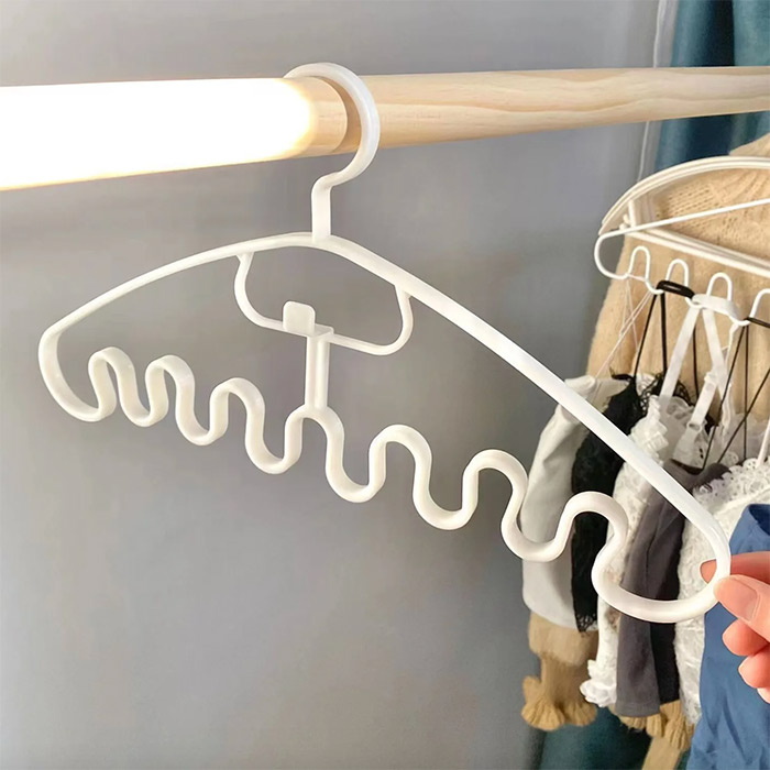 WavyHanger, κρεμάστρα για το κρέμασμα πολλαπλών αντικειμένων ταυτόχρονα (10 τεμάχια) - Image 8