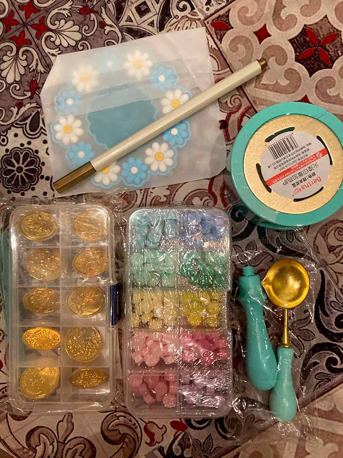 WaxKit, σετ 17 τεμαχίων για σφραγίδες από βουλοκέρι - Image 10