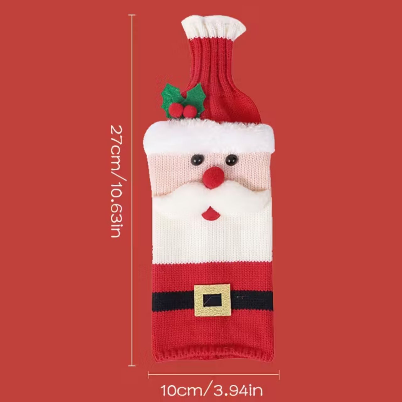 WineSanta, κάλυμμα μπουκαλιού Άγιου Βασίλη - Image 1