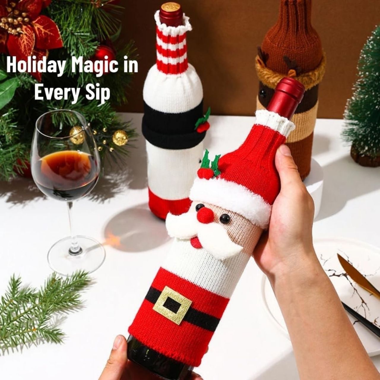 WineSanta, κάλυμμα μπουκαλιού Άγιου Βασίλη - Image 5