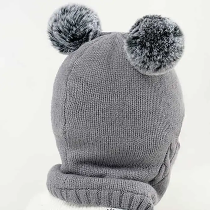 WinterHat, ένα μωρουδιακό  χειμωνιάτικο σκουφάκι που καλύπτει το κεφάλι, το λαιμό και τα αυτιά - Image 3