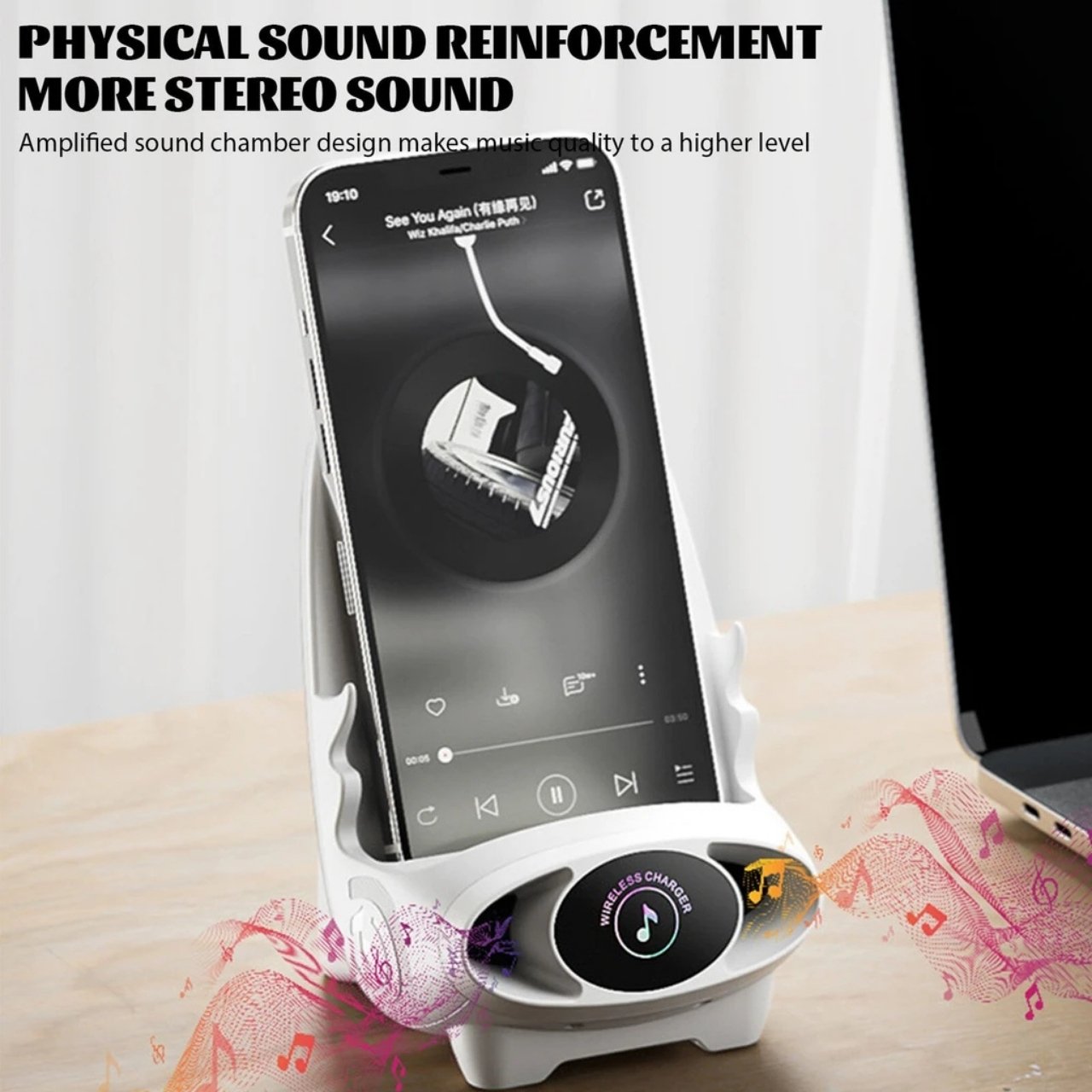 WirelessCharger, ένας ασύρματος γρήγορος φορτιστής και βάση τηλεφώνου σε ένα - Image 3