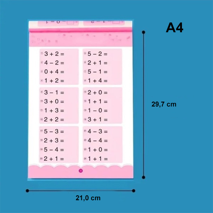WorkBookMath, βιβλίο ασκήσεων για πρόσθεση και αφαίρεση έως 100 - Image 2
