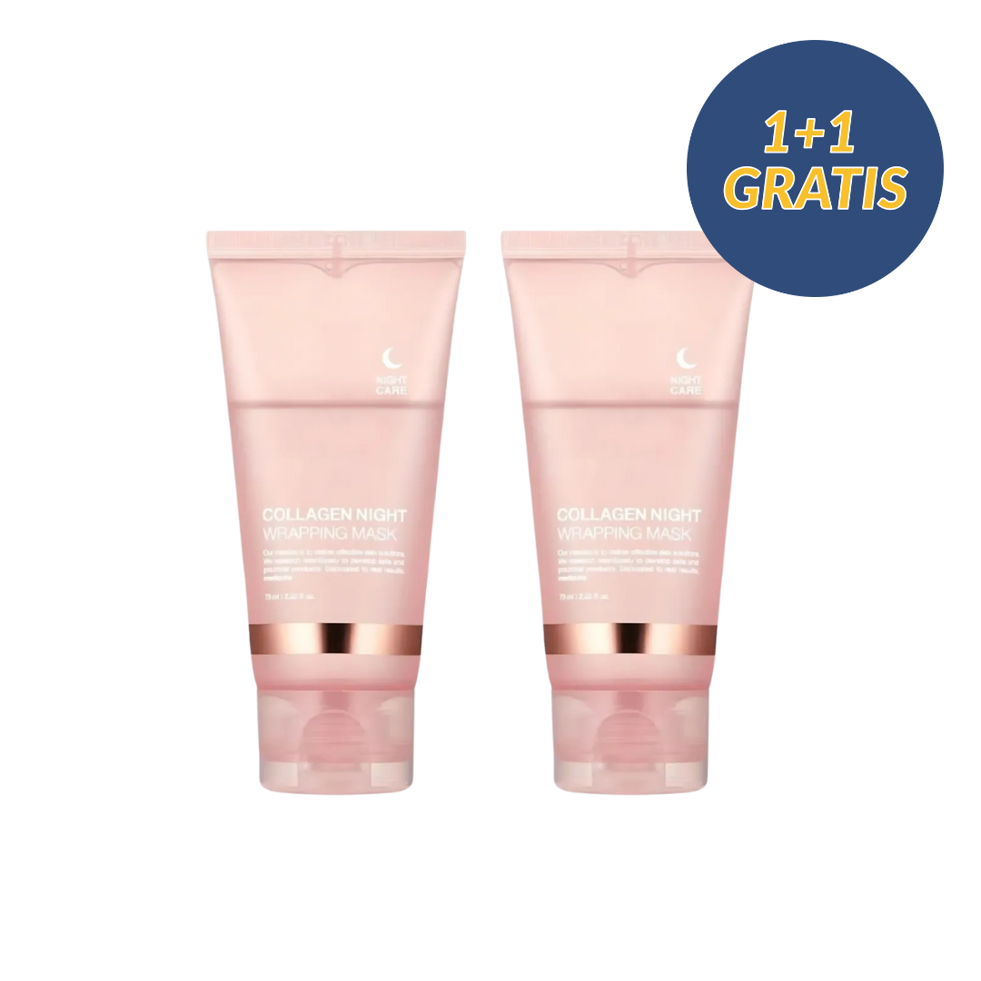 CollagenMask, νυχτερινή peel-off μάσκα προσώπου με κολλαγόνο (1+1 ΔΩΡΕΑΝ) - Image 1