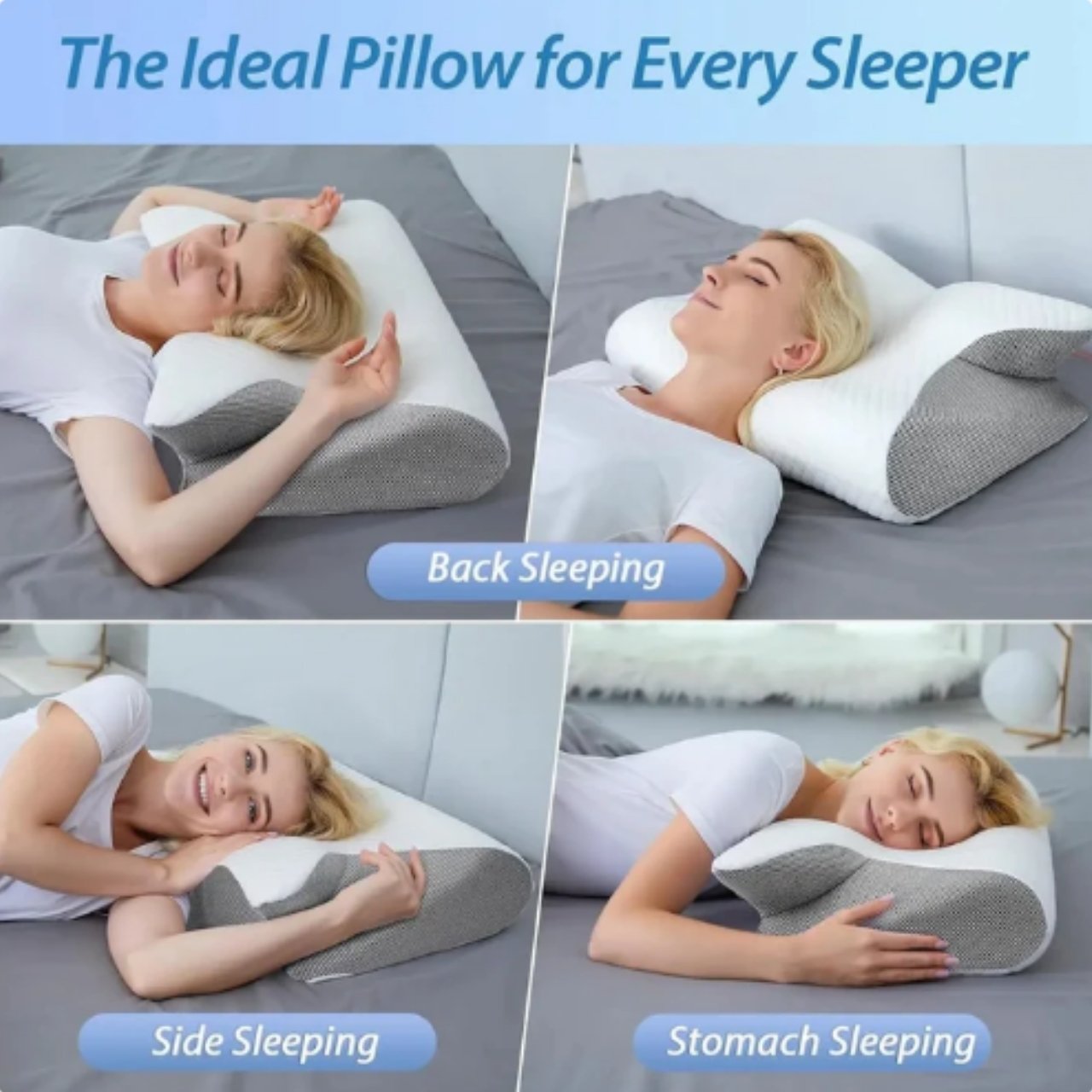 ButterflyPillow, εργονομικό μαξιλάρι από αφρό μνήμης - Image 2
