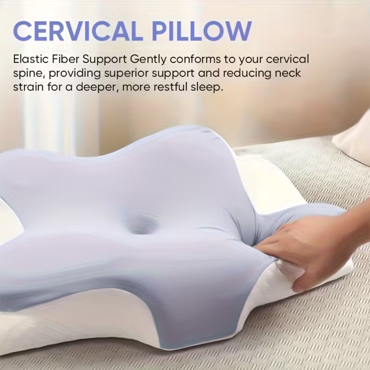 Εργονομικό μαξιλάρι με αφρό μνήμης, CervicalPillow - Image 6