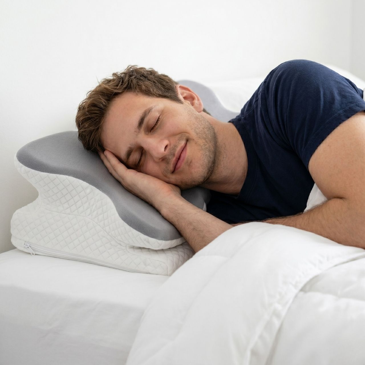 Εργονομικό μαξιλάρι με αφρό μνήμης, CervicalPillow - Image 4