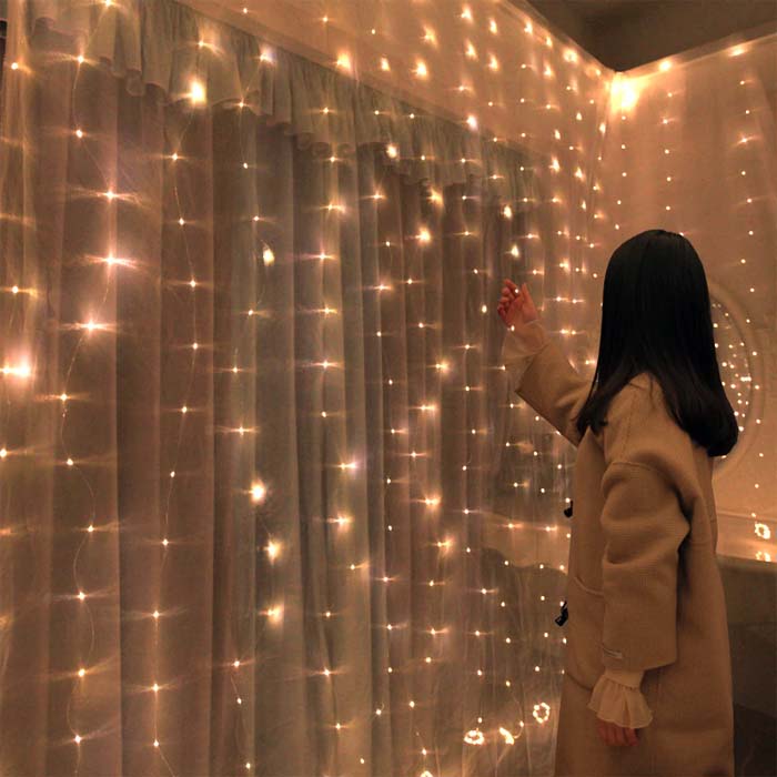 CurtainLED, κουρτίνα με 300 φωτάκια LED (3x3μ) - Image 3