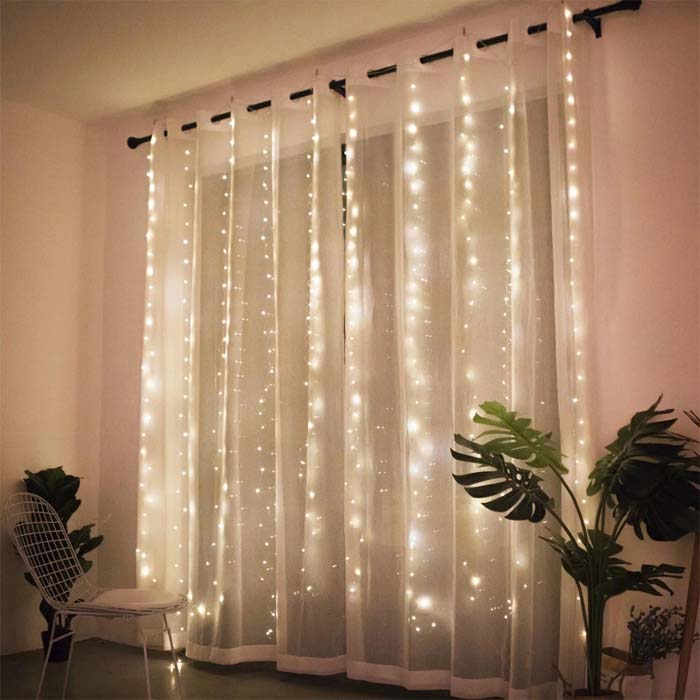 CurtainLED, κουρτίνα με 300 φωτάκια LED (3x3μ) - Image 6